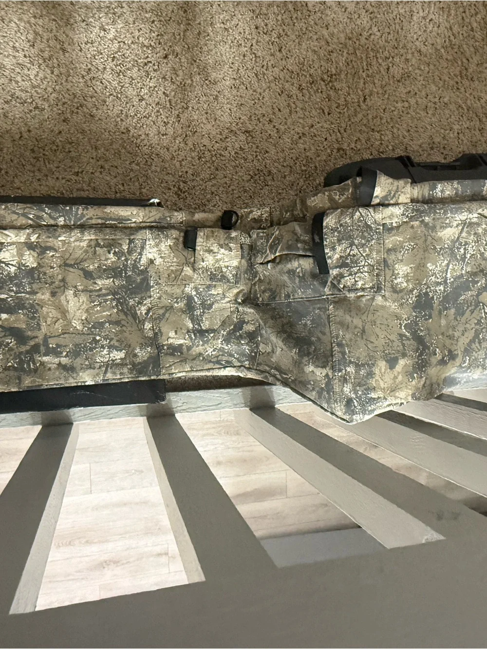 Camouflage Tactical Travel Gear Bag - Gray/Tan